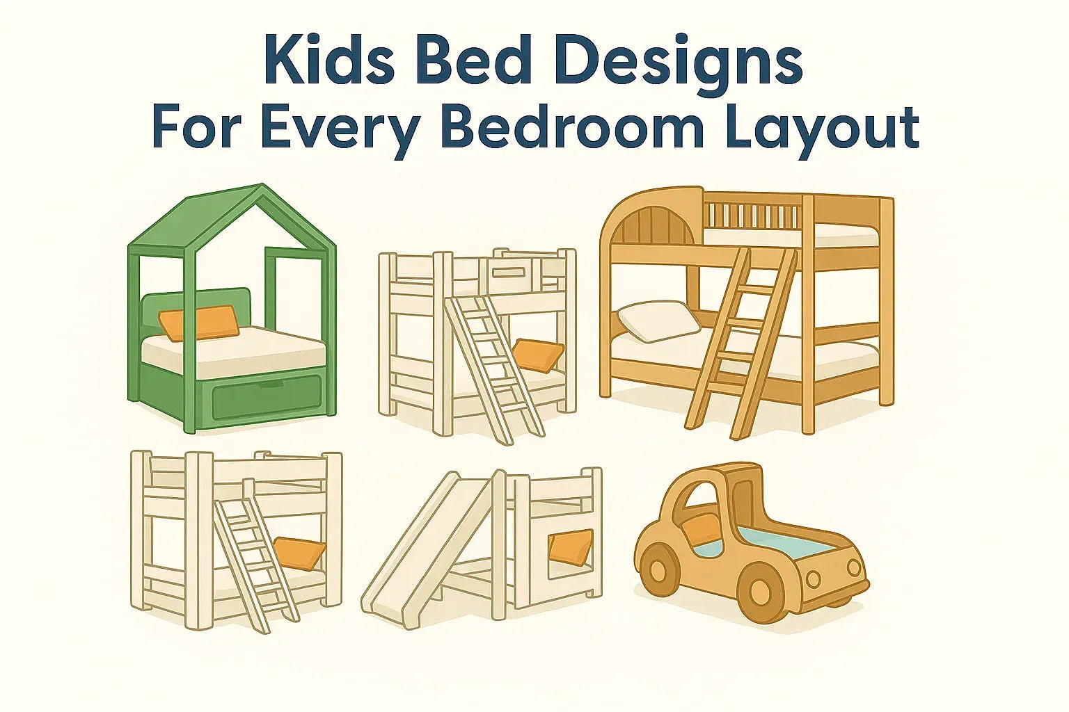 Kids Bed Designs For Every Bedroom Layout