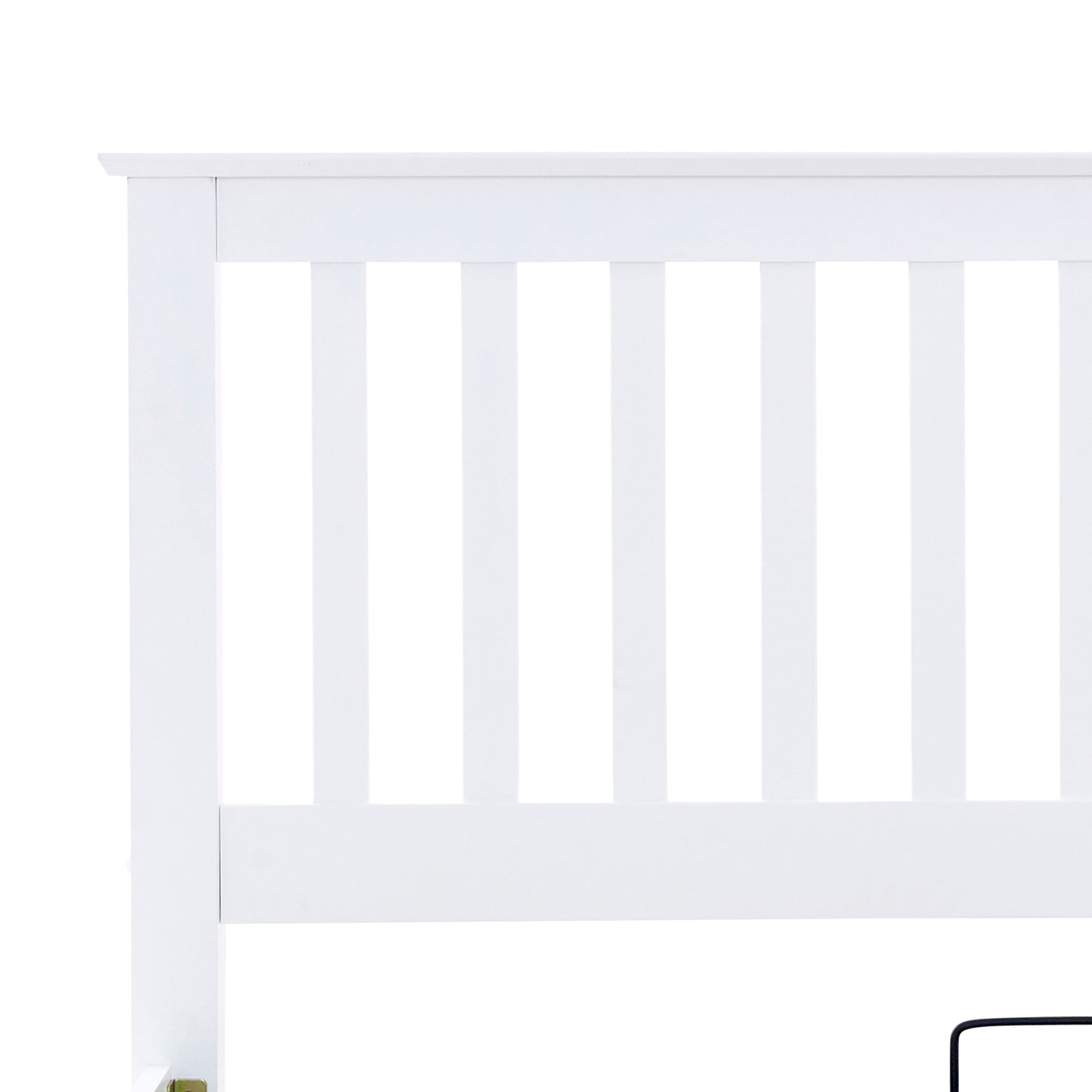 Solis White Small Double Ottoman Bed