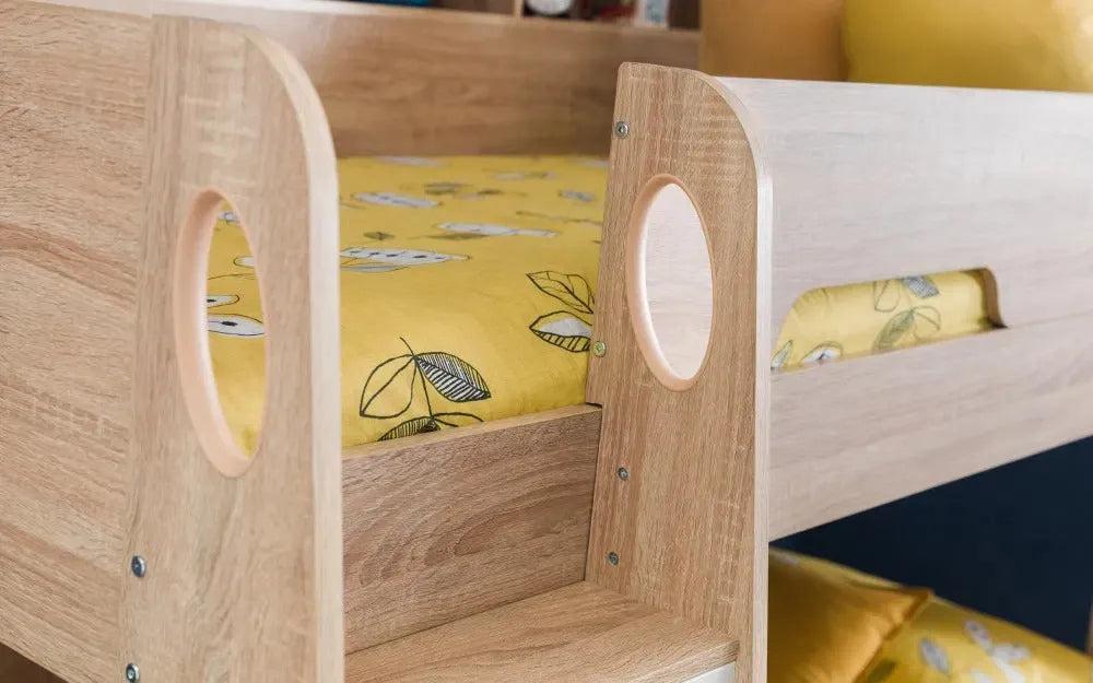 Chunk Oak Bunk Bed