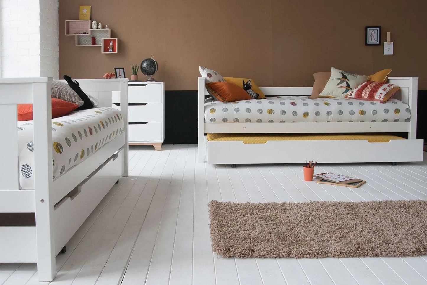 Classic Beech Detachable Bunk Beds with optional Trundle