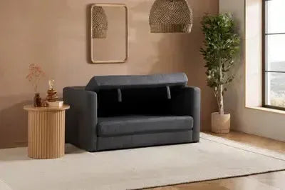 Eli Fold Out Grey Sofa Bed