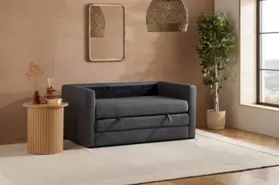 Eli Fold Out Grey Sofa Bed