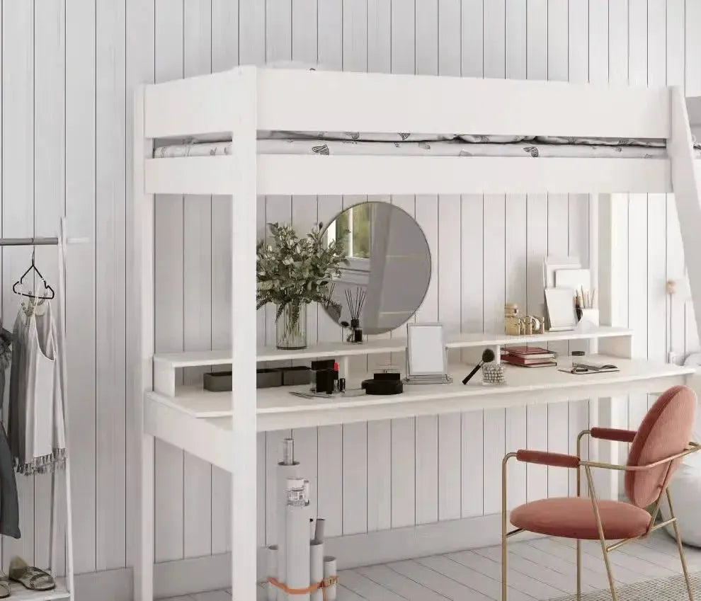 Estella White High with Gaming Desk