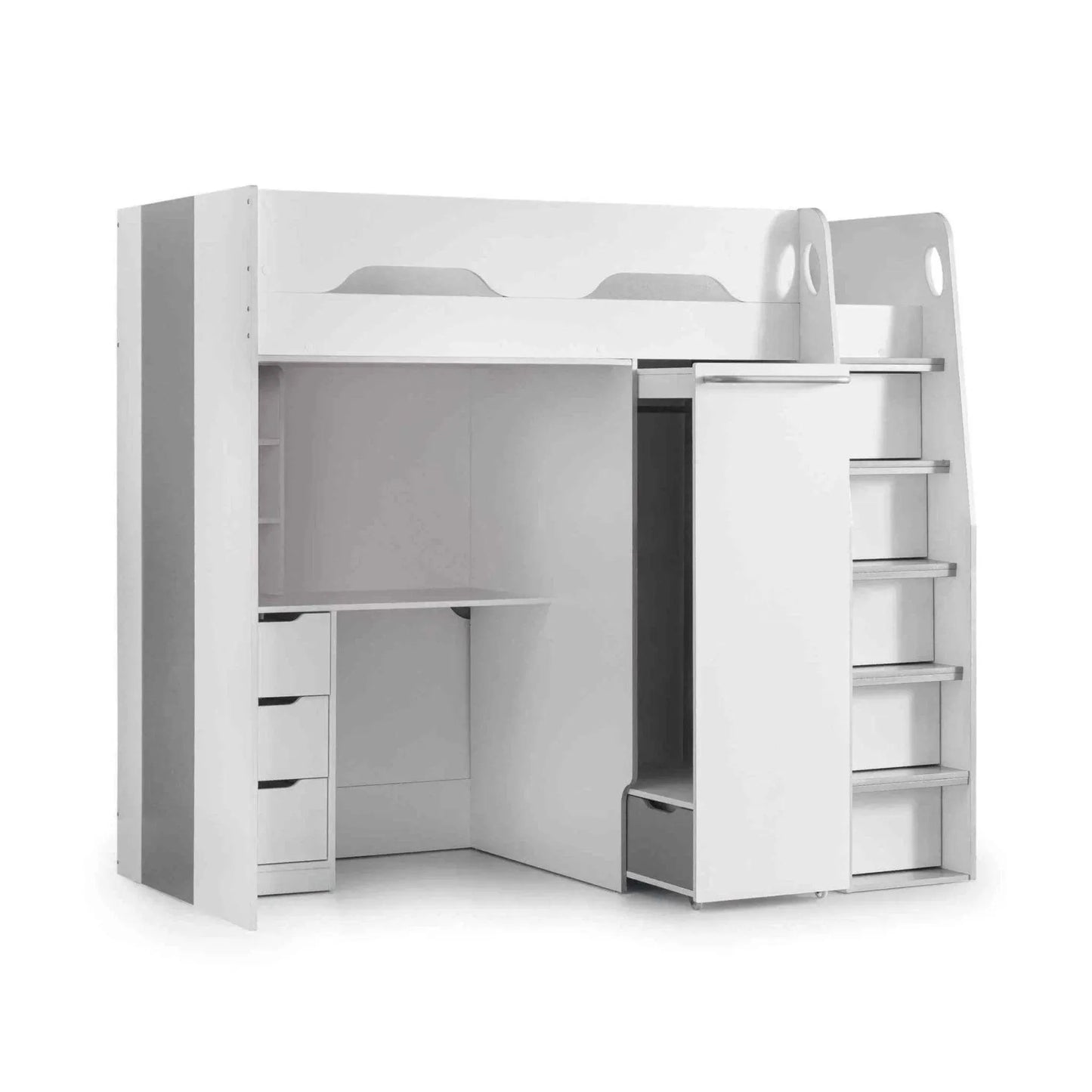 Explorer White Loft Bed