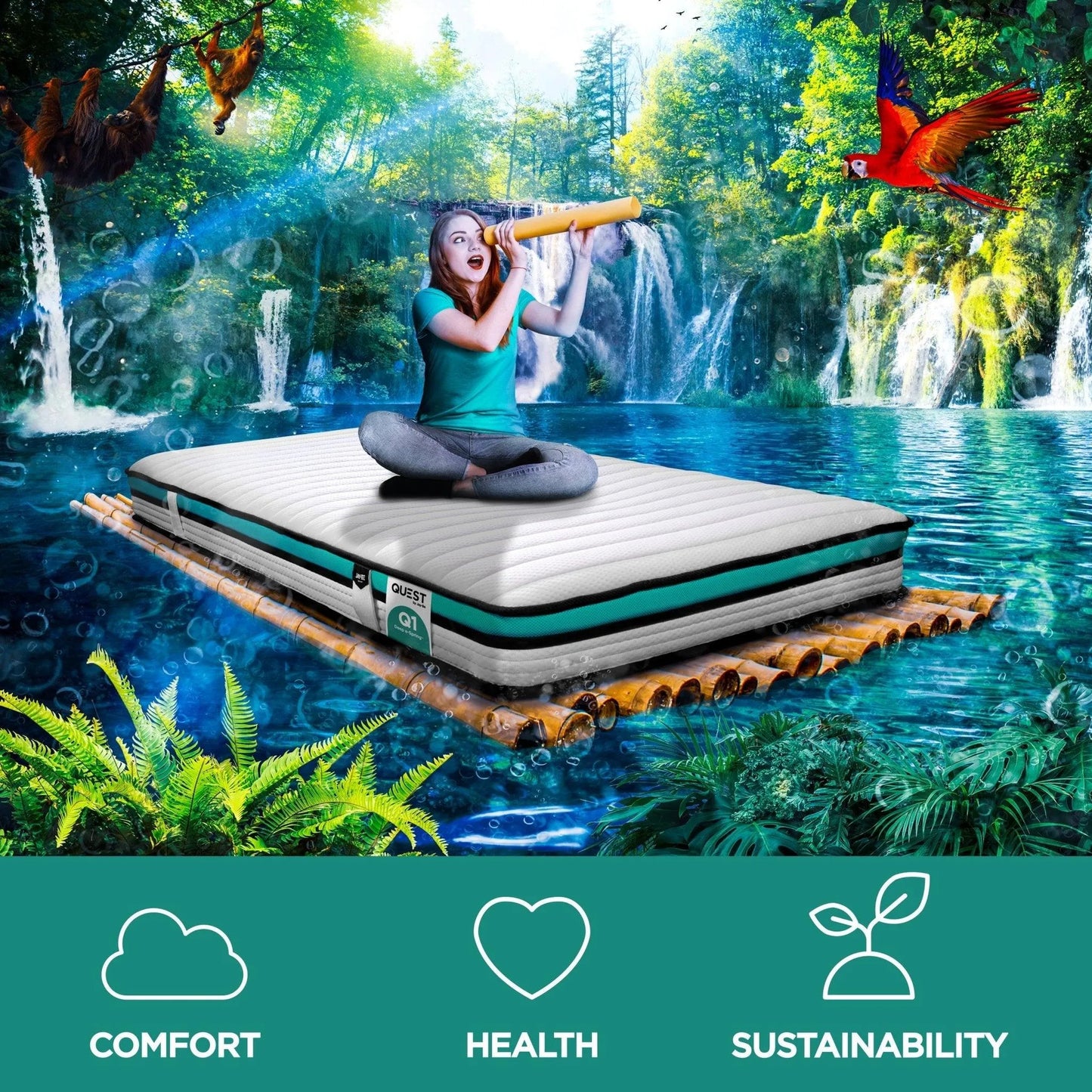 Jay-Be Quest Q1 Endless Comfort Single Mattress