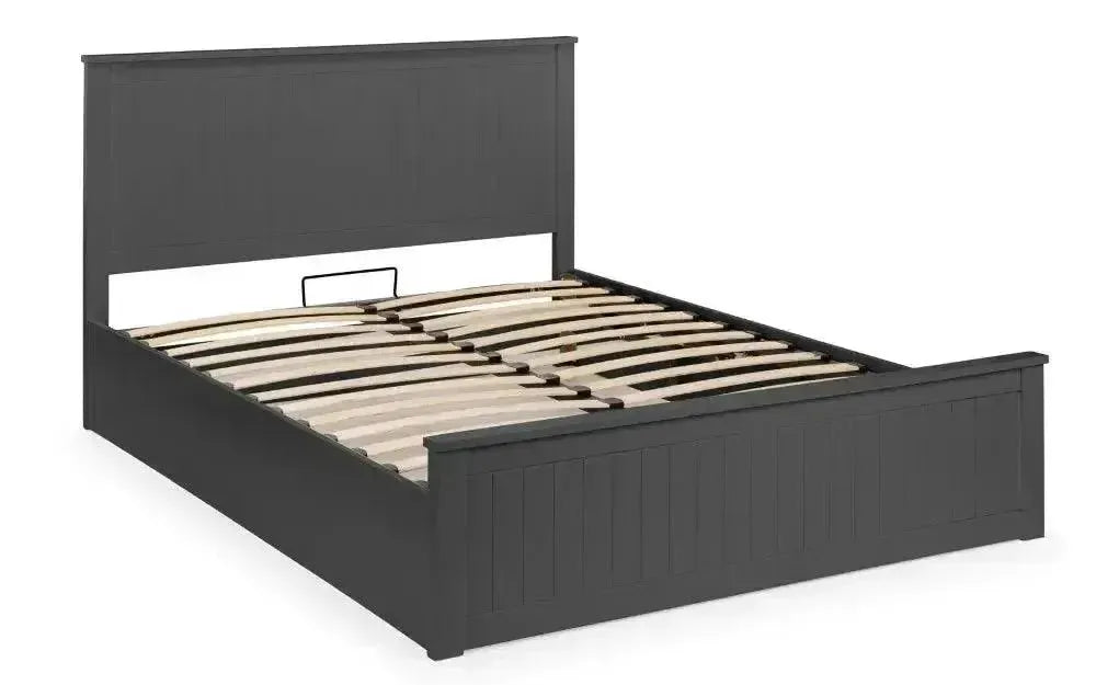 Maine Ottoman Anthracite Double Bed