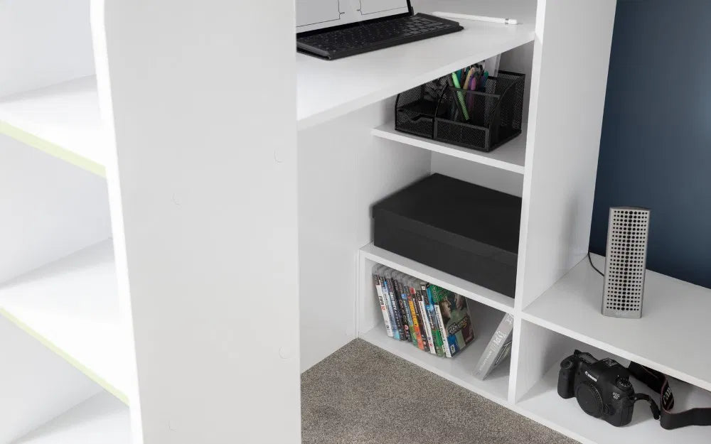 Interstellar Gaming Bed with Desk