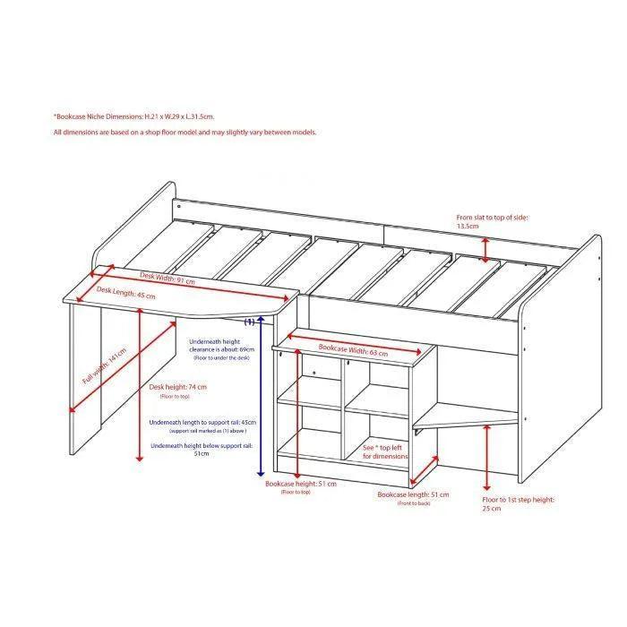 Navigator Grey Cabin Bed - Single
