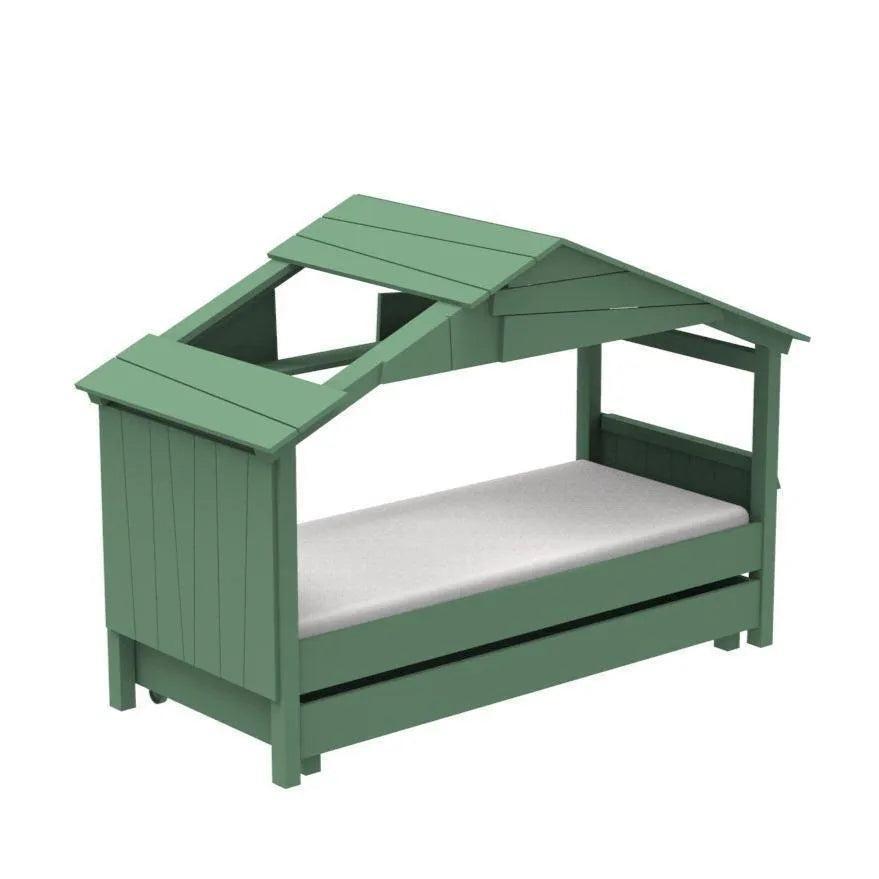 Star Treehouse Bed with Trundle Pull Out