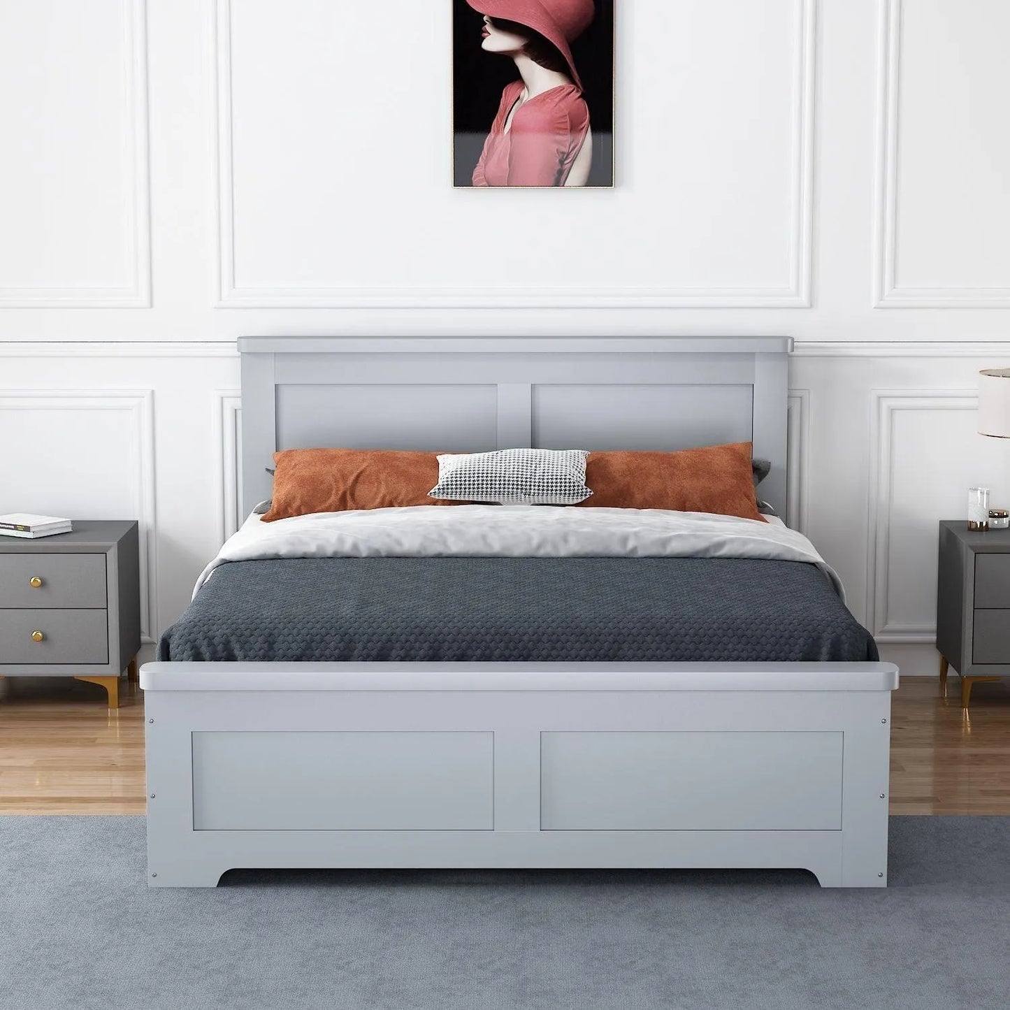 StowWell 4 Drawer Double Bed Frame