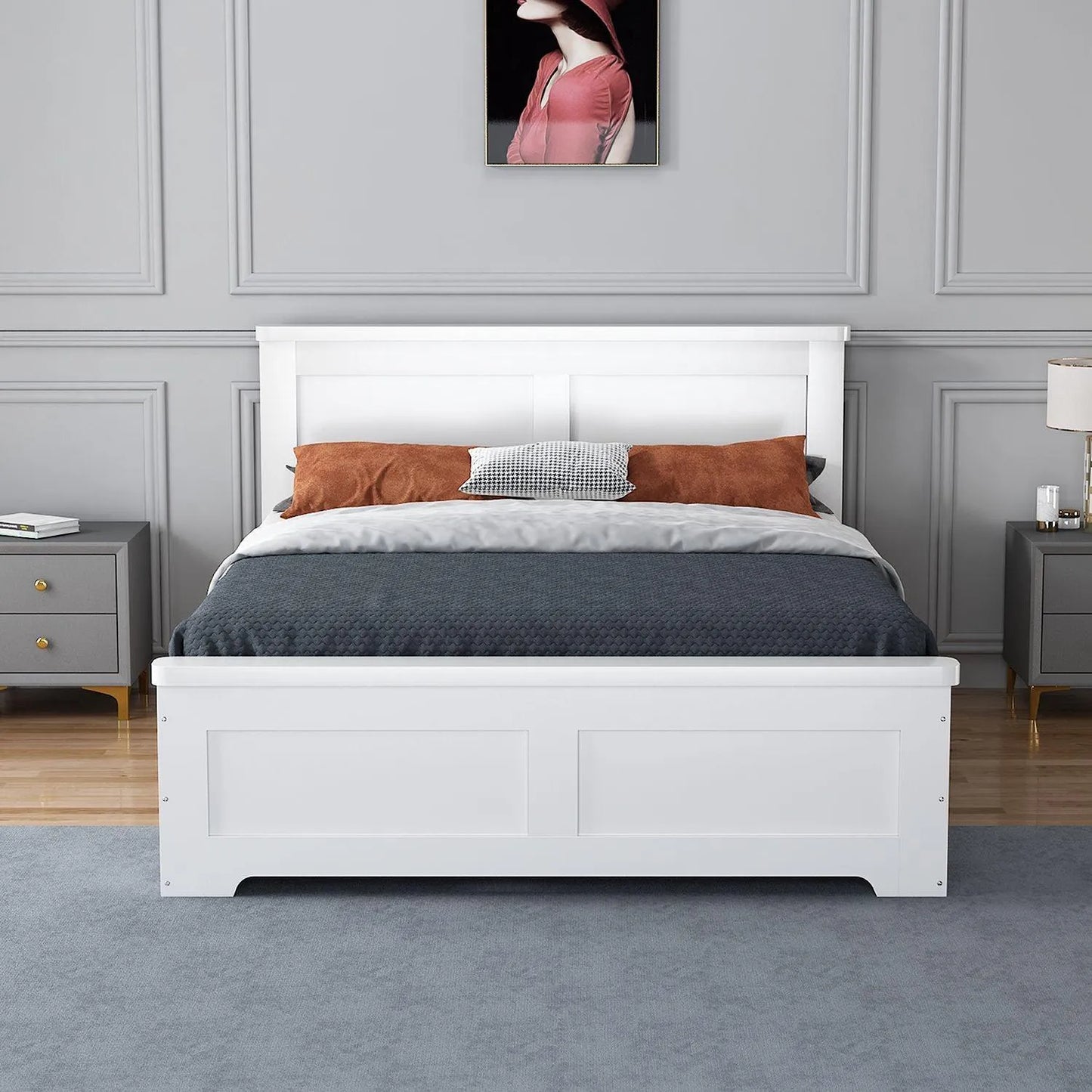 StowWell 4 Drawer Double Bed Frame