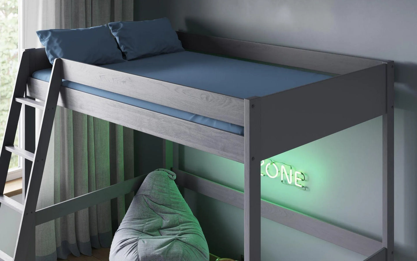 Tera Solid Wood Small Double Highsleeper