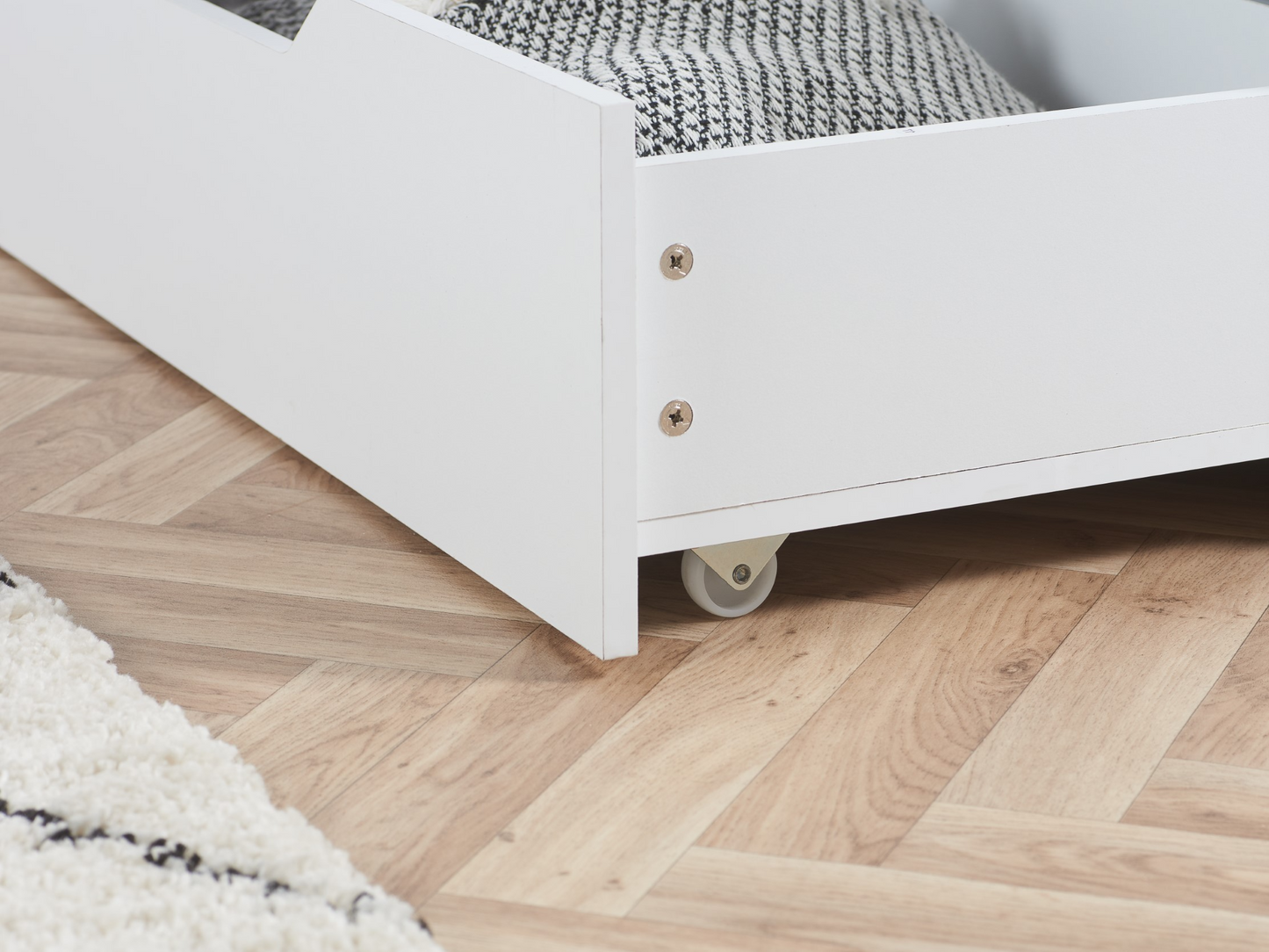 Alfie White Storage Bed