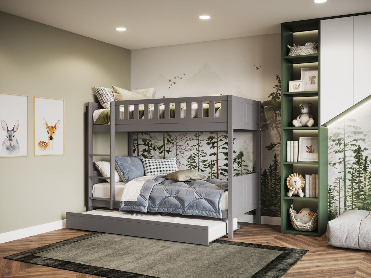 Callum Bunk Bed with Optional Trundle
