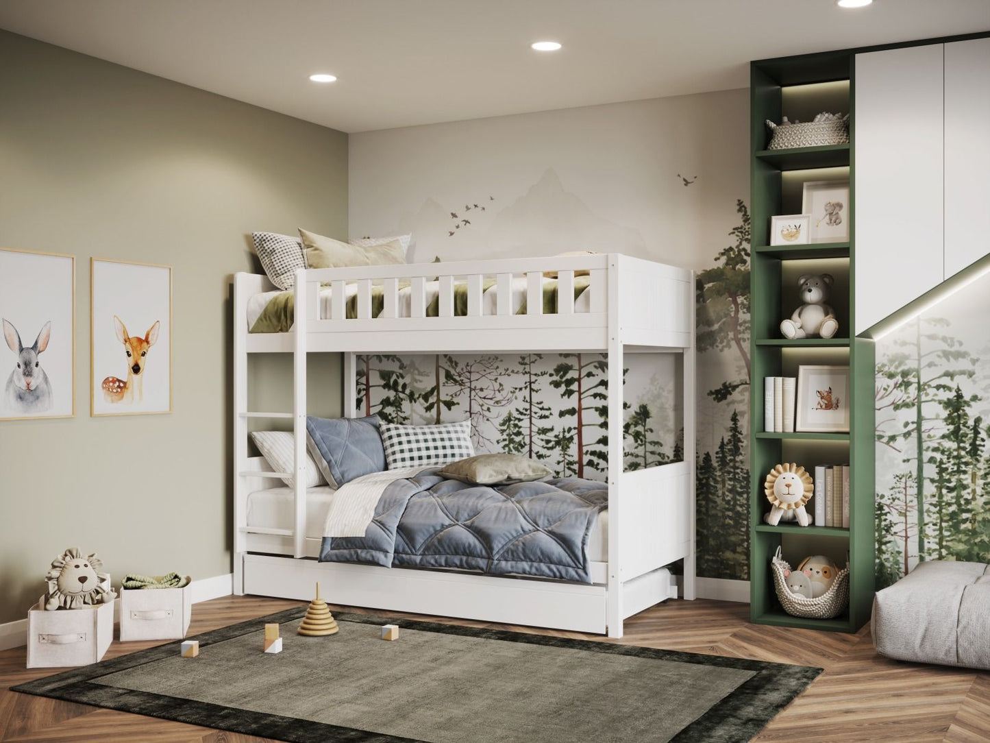 Callum Bunk Bed with Optional Trundle