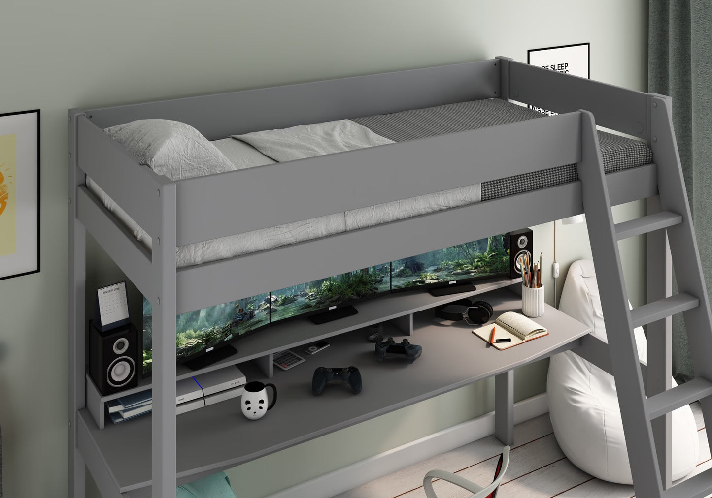 Estella High with Gaming Desk