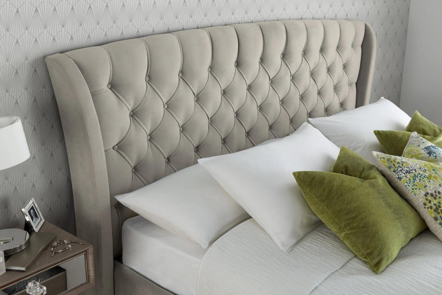 Isaac Velvet Divan Bed