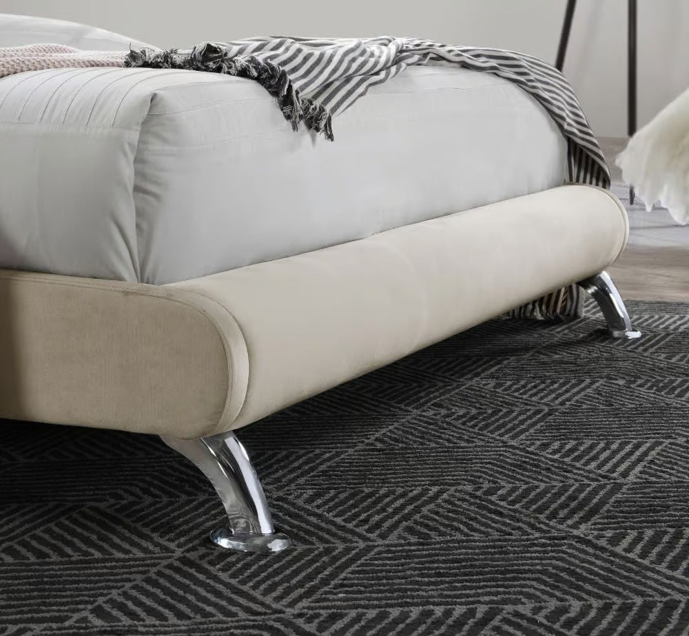 Hemlock Warmstone Fabric Bed