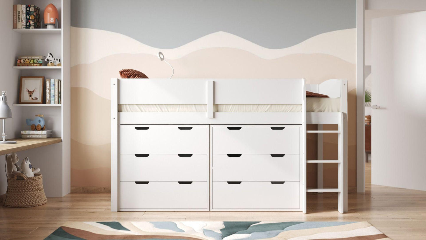 Loop Midsleeper Bed Storage Set - Millie & Jones