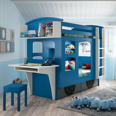 Wagon Bunk Bed with Storage & Desk - Millie & Jones