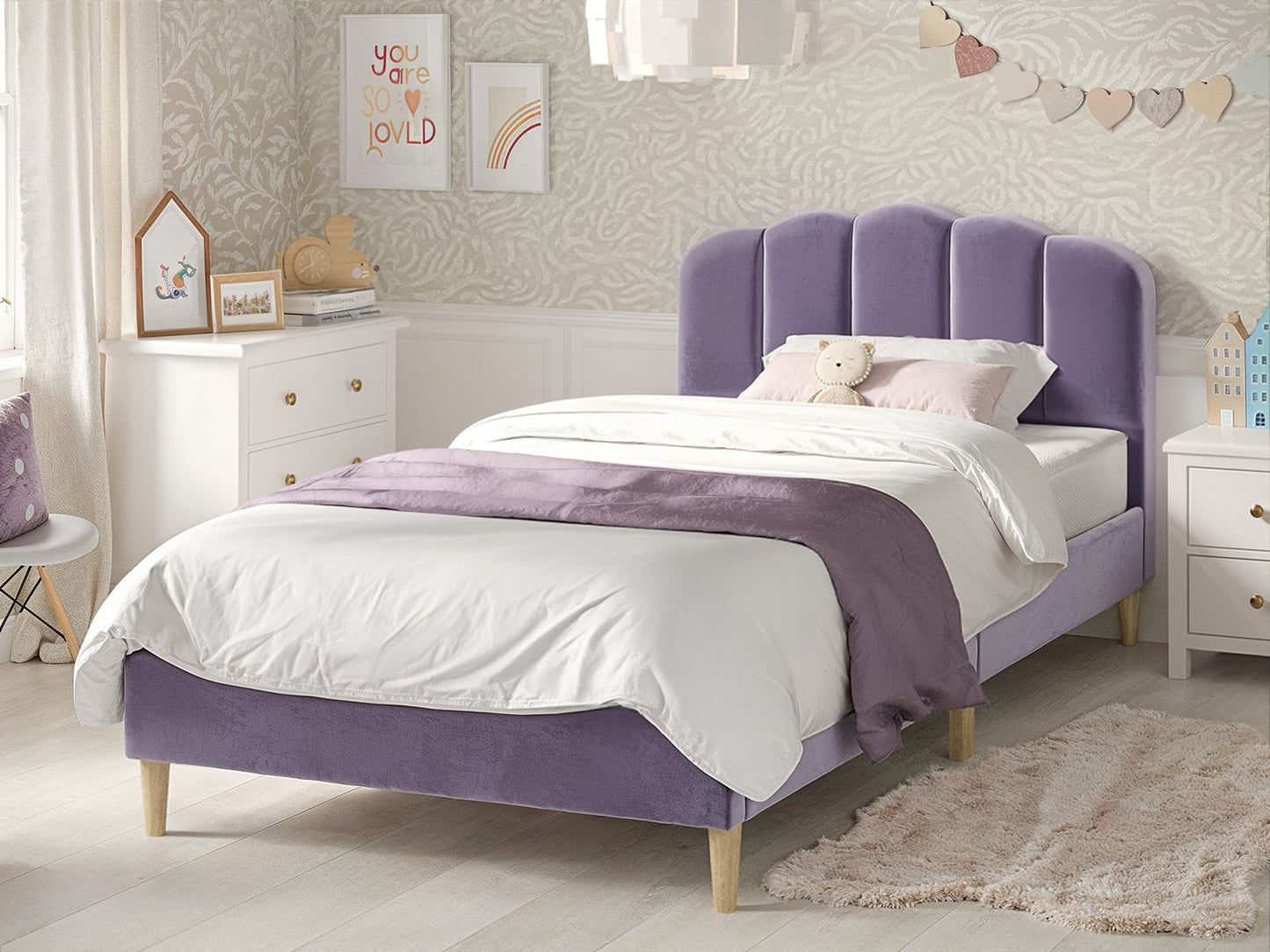 Valencia Velvet Single or Double Bed