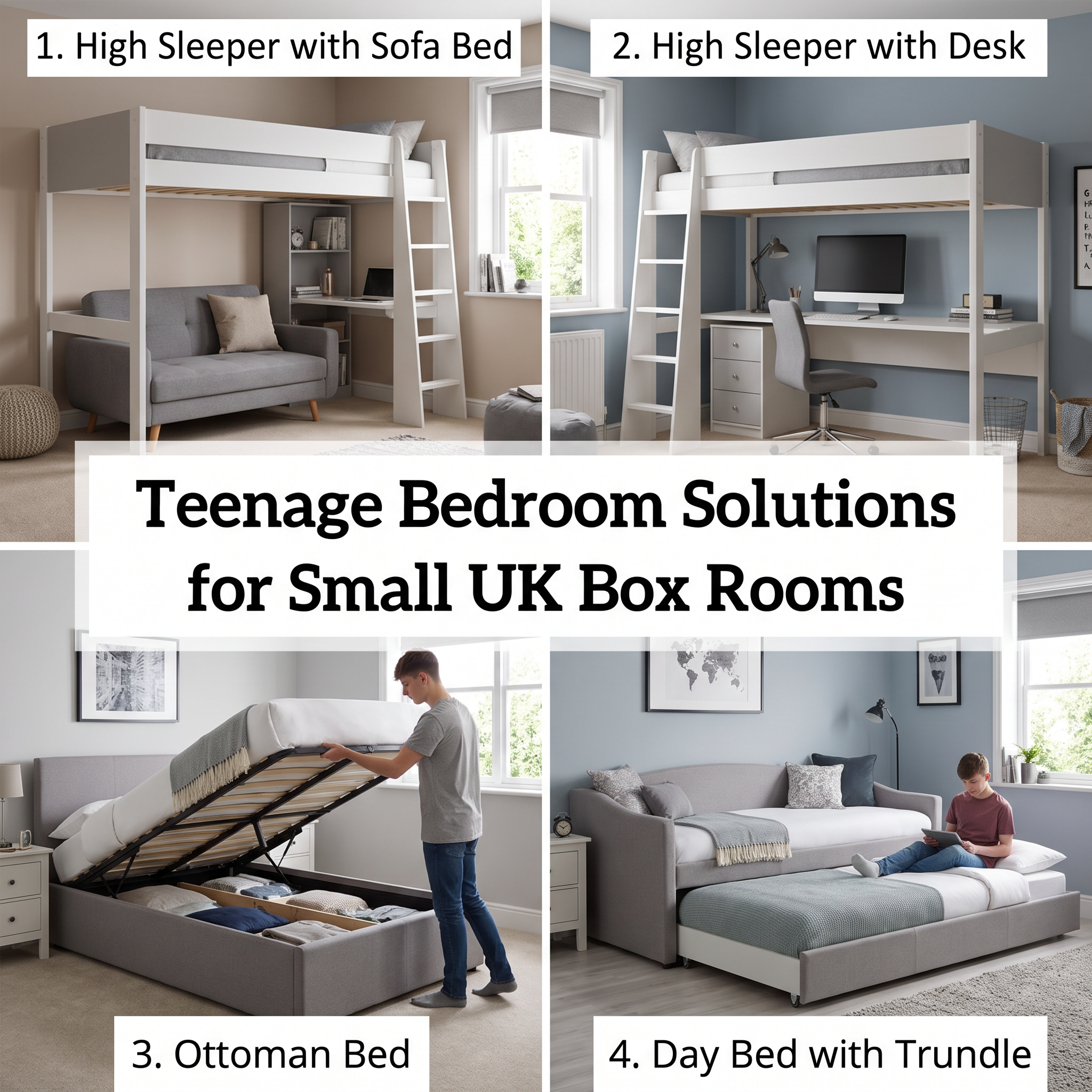 Teenage Beds for Small Rooms: Maximising Space and Style