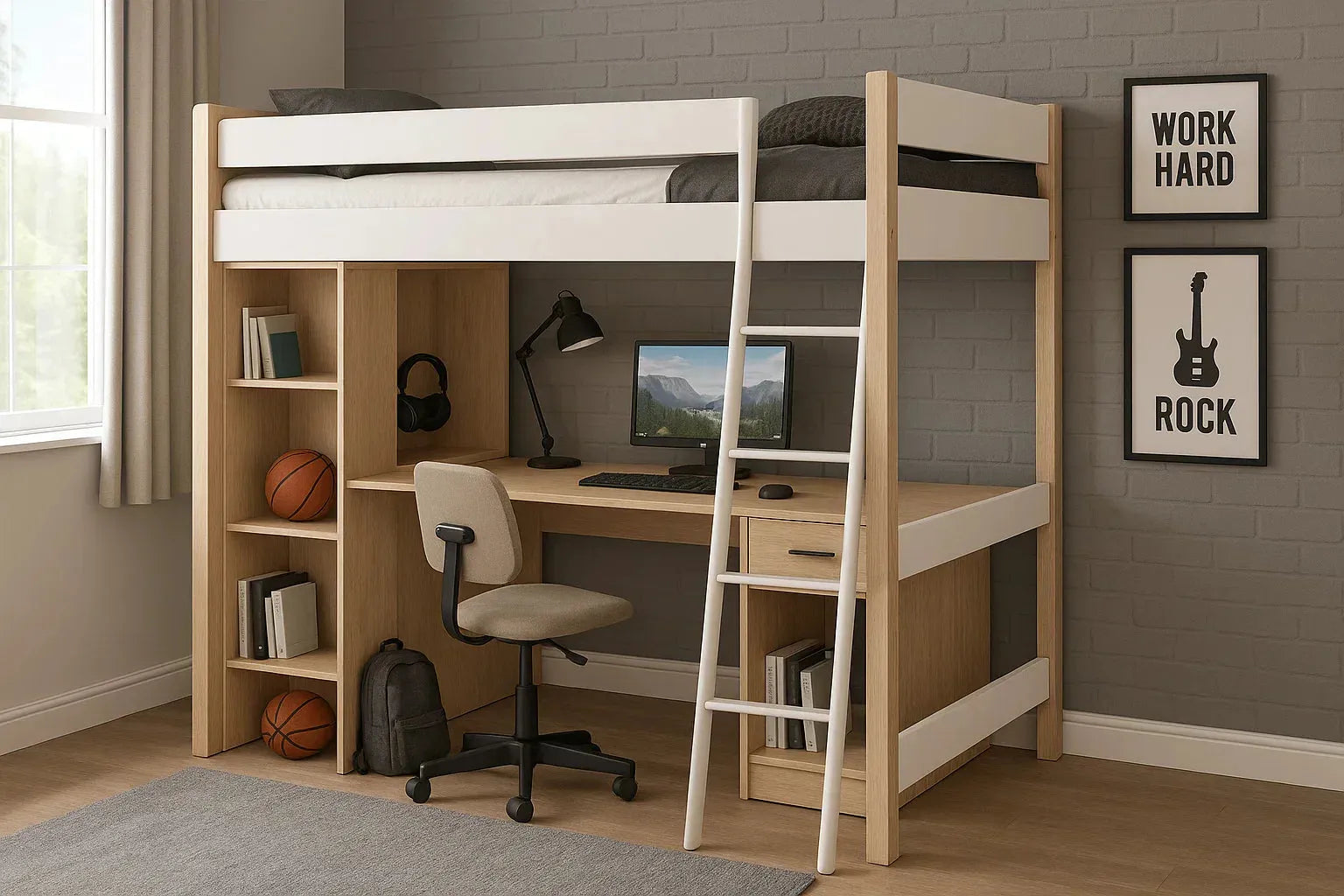 The Best High Sleeper Beds with Desks for Teens