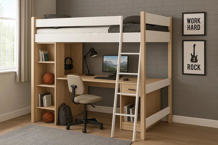 The Best High Sleeper Beds with Desks for Teens