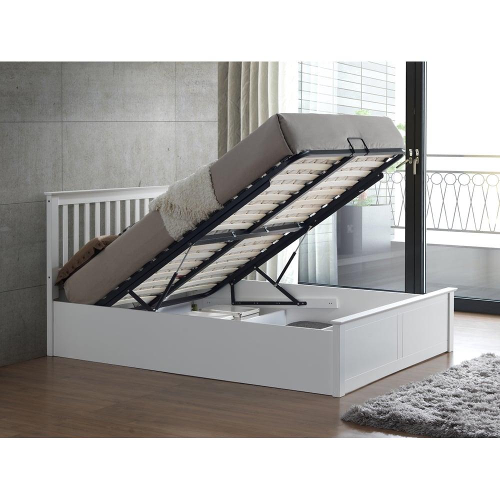 Malmo White Ottoman bed - Millie & Jones