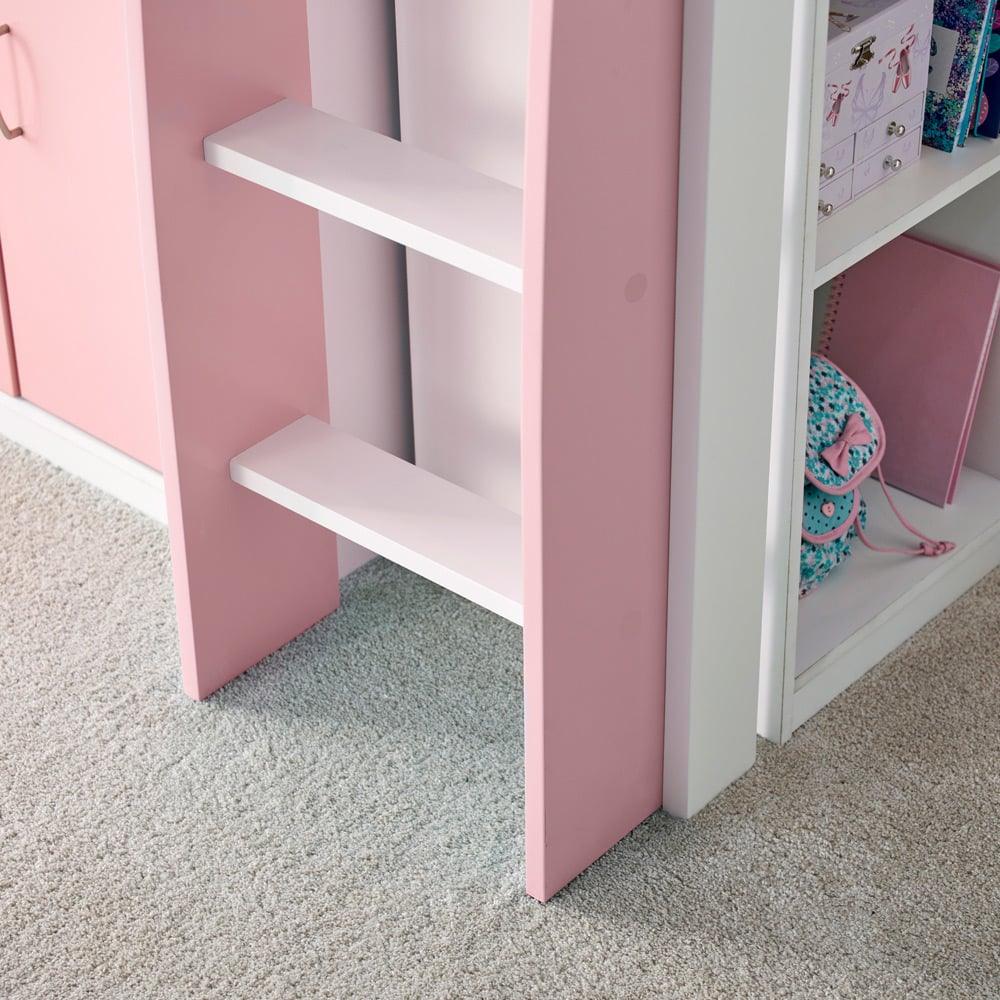 Lacy Pink Mid Sleeper - Millie & Jones