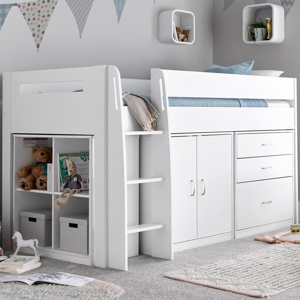 Lacy White Mid Sleeper - Millie & Jones