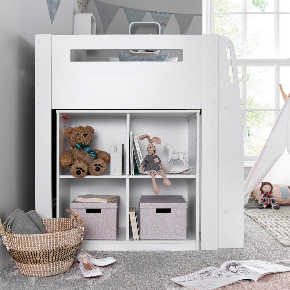 Lacy White Mid Sleeper - Millie & Jones