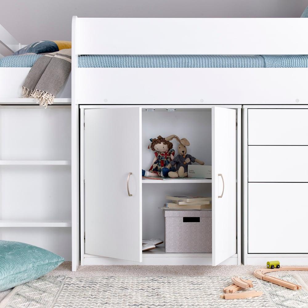 Lacy White Mid Sleeper - Millie & Jones