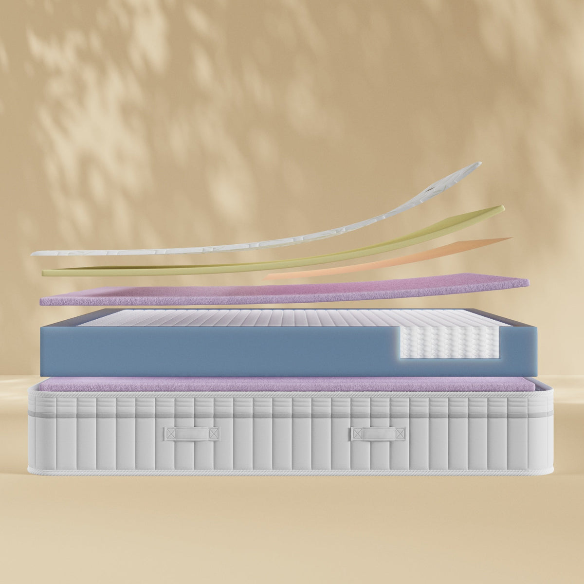 Copper Drift 1000 Pocket Sprung Mattress, the layers inside