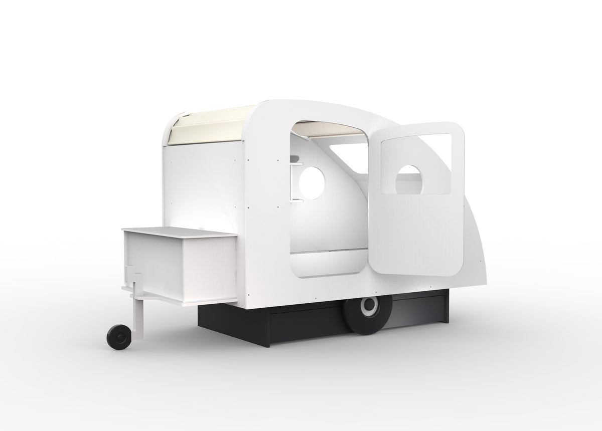 Mathy by Bols Caravan Bed with Storage in White (Caravan only)