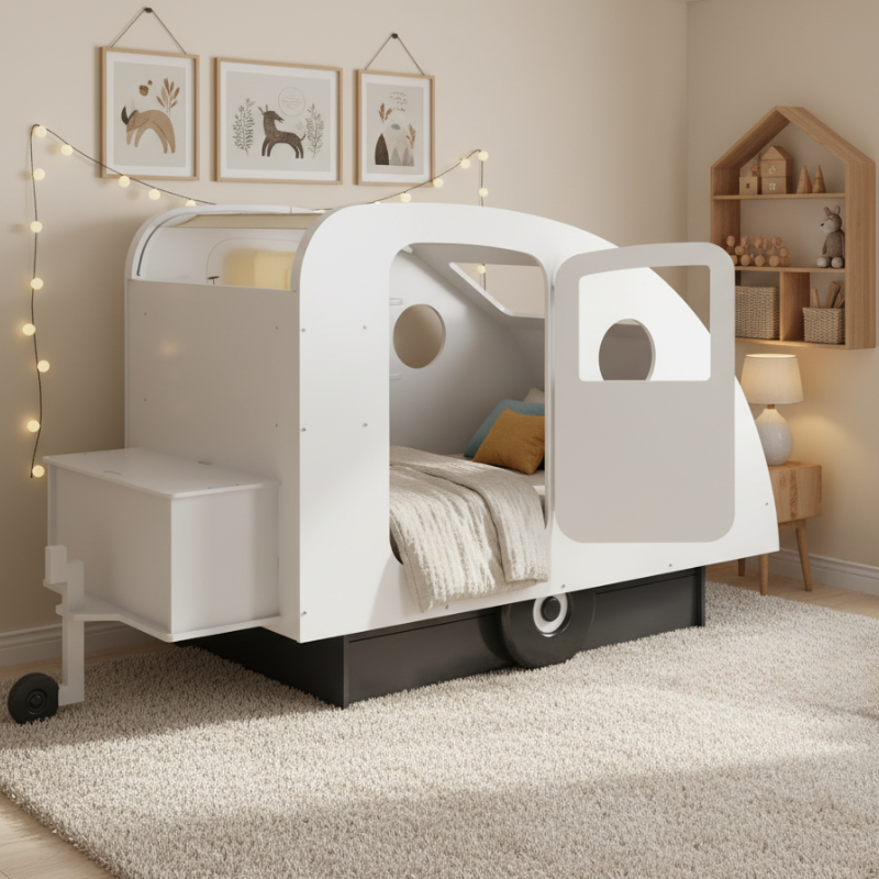Mathy by Bols Caravan Bed with Storage