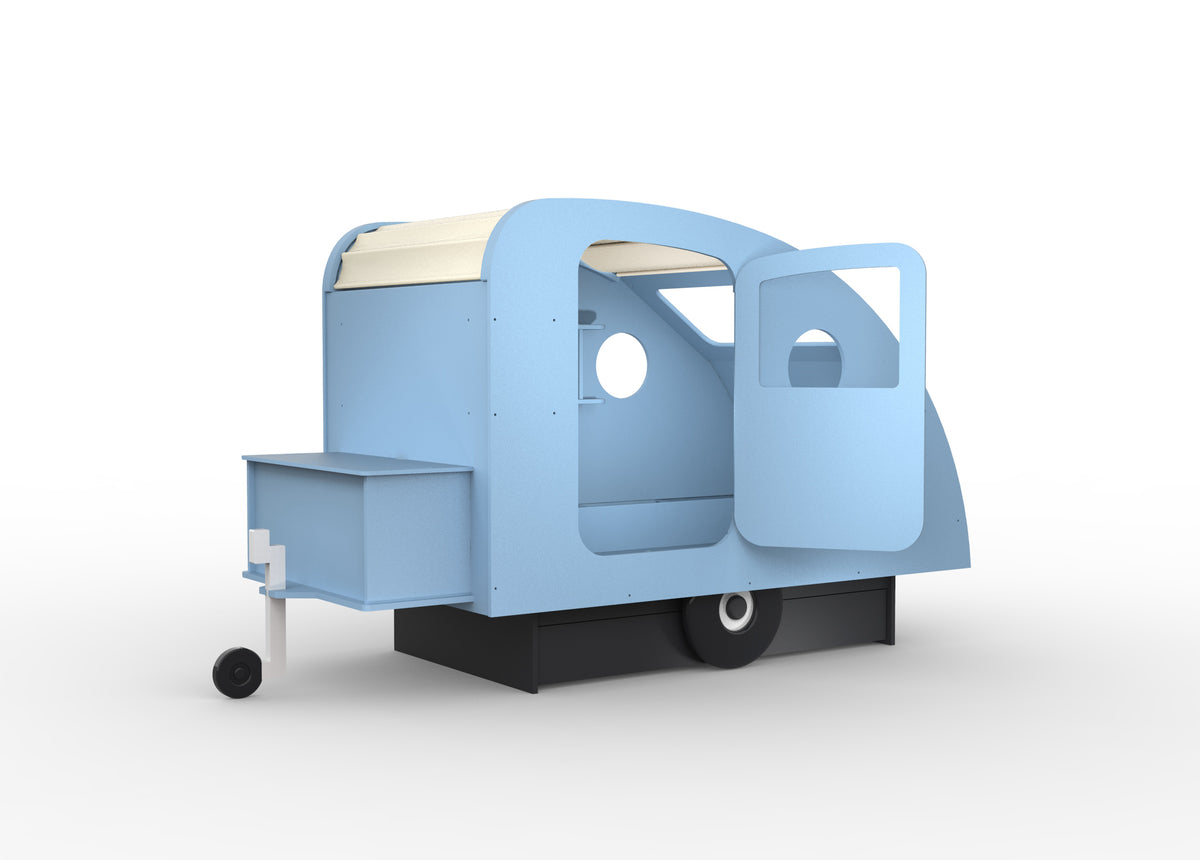 Mathy by Bols Caravan Bed with Storage in Azur Blue (Caravan only)