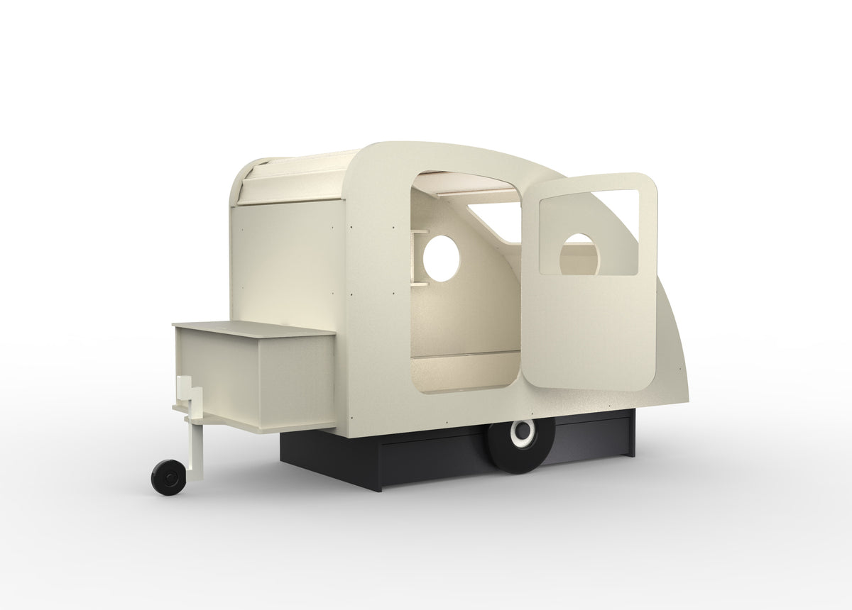 Mathy by Bols Caravan Bed with Storage in Greige (Caravan only)
