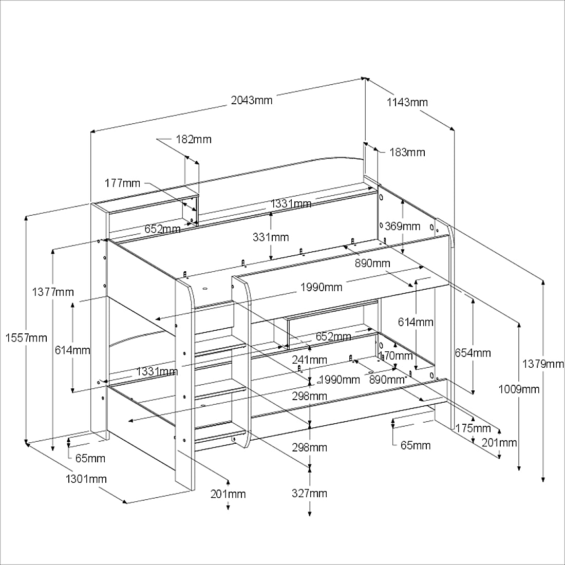 salto-bunk-bed-with-optional-trundle