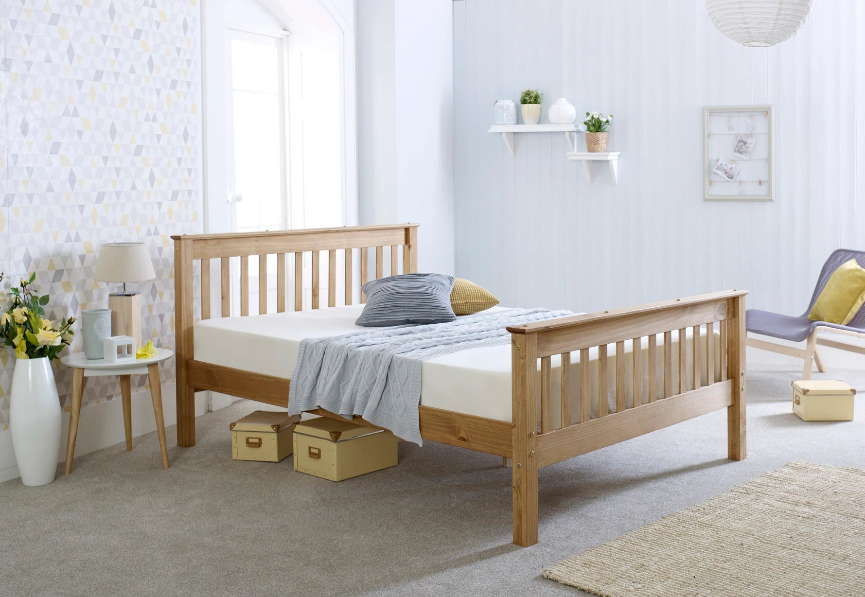 Kendal Wooden Bed with Trundle or Drawers - Hover