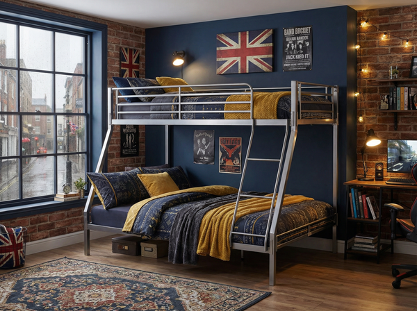 Skyline Metal Triple Bunk Bed