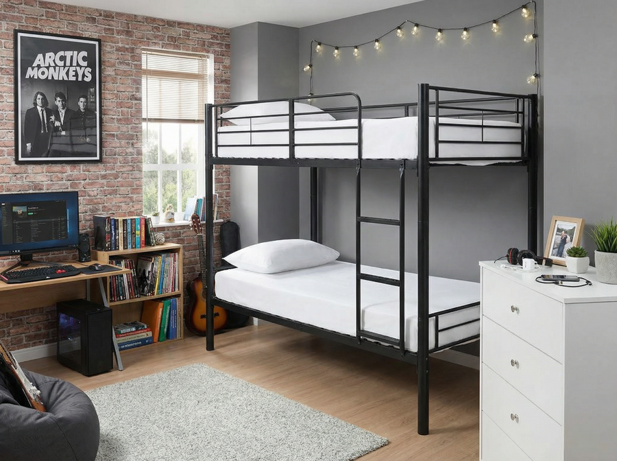 Alfie Metal Detachable Bunk Bed