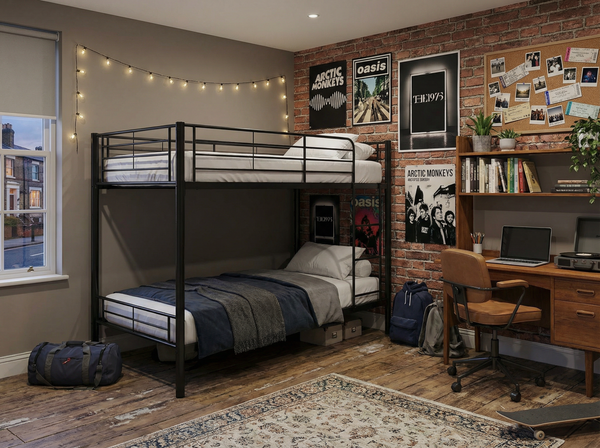 Alfie Metal Detachable Bunk Bed