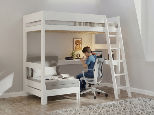 Oxford Highsleeper with Desk & Sofabed