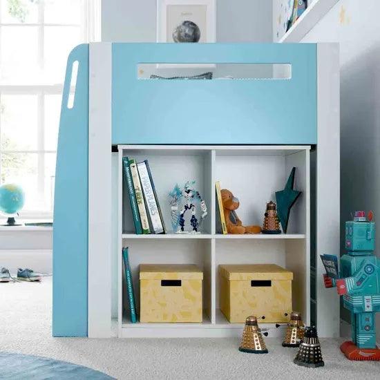 Lacy Blue Mid Sleeper - Millie & Jones