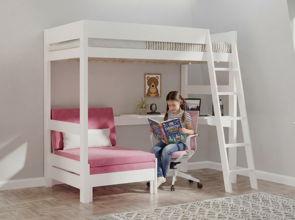 Oxford Highsleeper with Desk & Sofabed