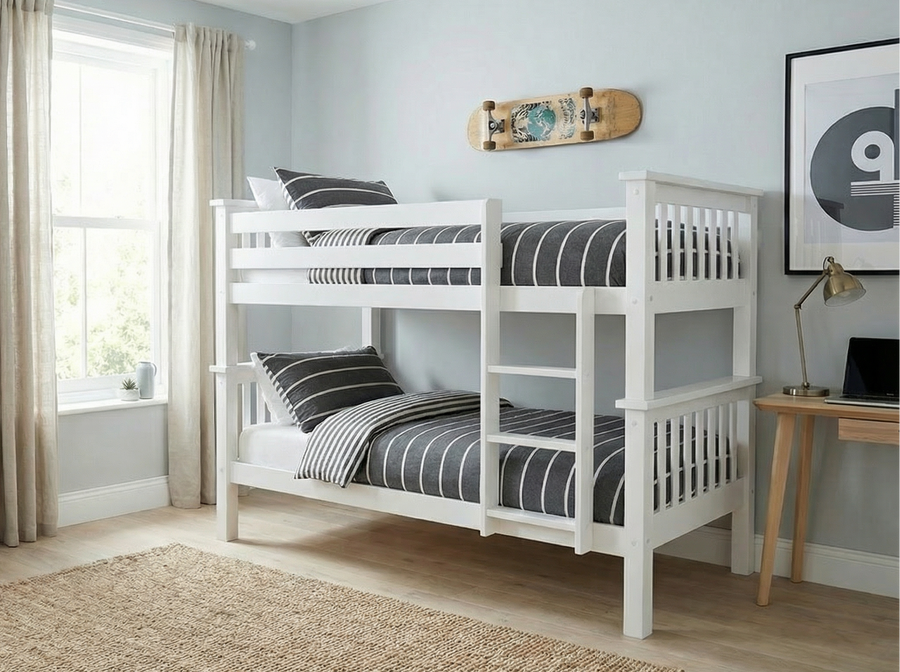Atlas Solid Pine Detachable Bunk Bed