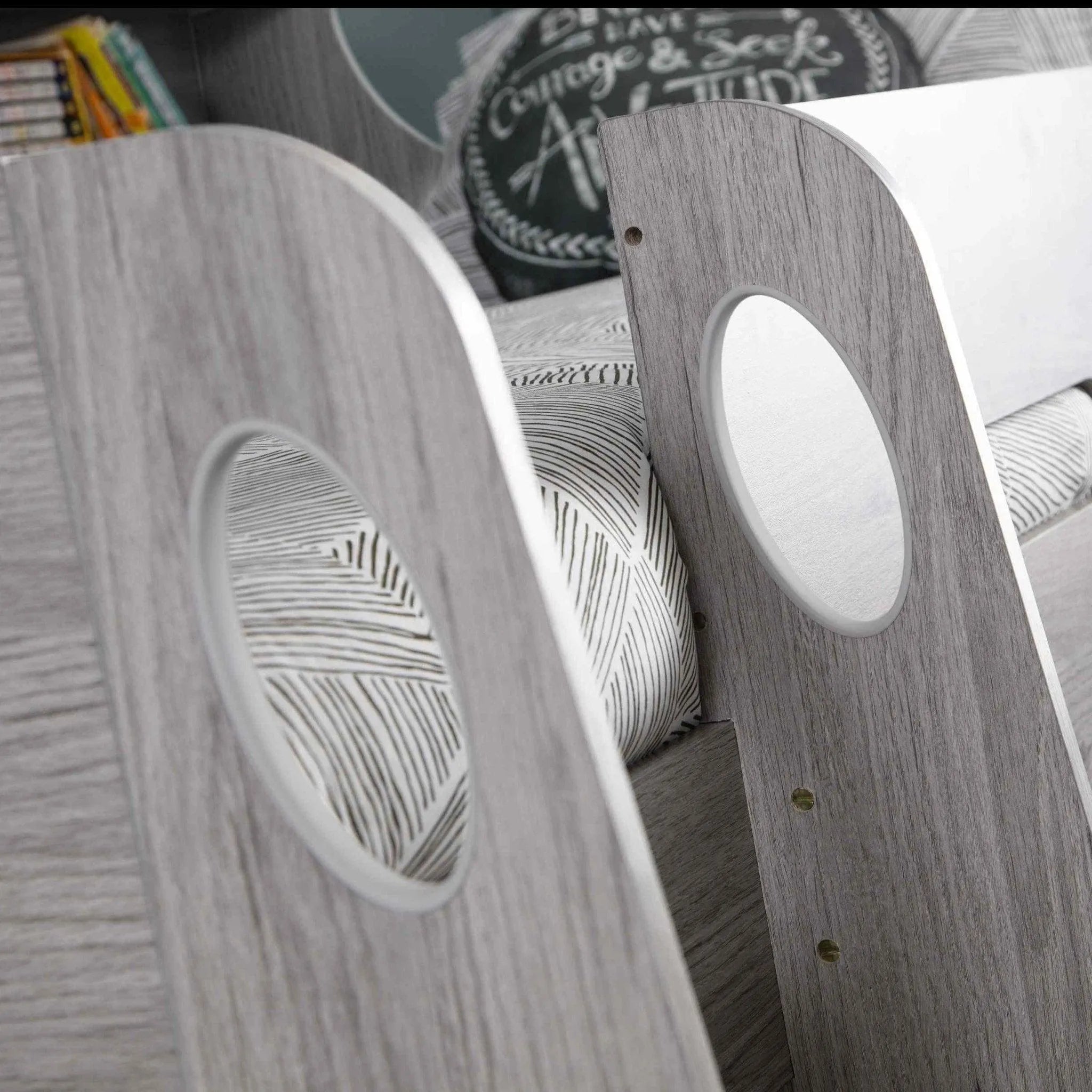 Acorn Grey Oak Mid Sleeper - Hover