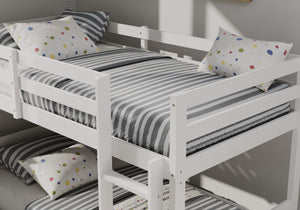 Amelia Low Wooden Bunk Bed