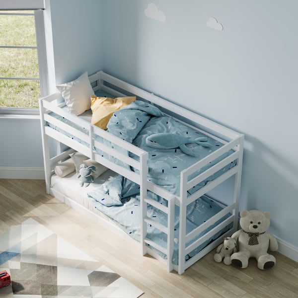 Amelia Low Wooden Bunk Bed
